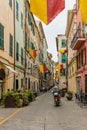 A typical view in Ventimiglia in Italy