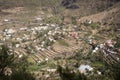 Typical village on Gomera island, Spain Royalty Free Stock Photo