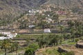 Typical village on Gomera island, Spain Royalty Free Stock Photo