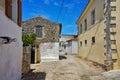 Typical village with old houses, Zakynthos island Royalty Free Stock Photo