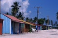 Typical village Saona island Dominican republic