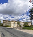 Typical vineyards near Chateau Petrus, Pomerol, Aquitaine, France Royalty Free Stock Photo