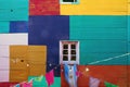 Typical wall in La Boca Royalty Free Stock Photo