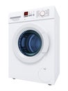 Typical washing machine isolated Royalty Free Stock Photo