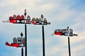 Weather vanes of fishermen in Nida, Lithuania