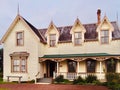 Puhi Nui Homestead in Howick Historical Village. Side view.