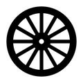 Wagon Wheel Silhouette