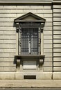 Typical window from Florentine architecture. Florence, Italy