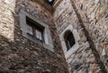 Typical window of the old town of Caceres Royalty Free Stock Photo