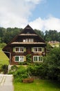 Typical wooden chalets