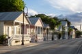 typical wooden historic architecture from early last century downtown Key West Royalty Free Stock Photo