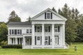 Typical wooden small farm house in victorian style in Bennington Royalty Free Stock Photo