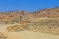 Typical 4x4 rental car in Namibia, Hardap, Namibia