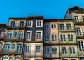 Typicall and colorfull house in porto ribeira Royalty Free Stock Photo