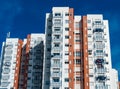 Typicall colorfull house in the suburb of lisbon Royalty Free Stock Photo