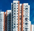 Typicall colorfull house in the suburb of lisbon Royalty Free Stock Photo