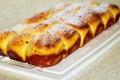 Typically Czech cake from yest dough Royalty Free Stock Photo