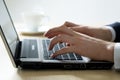 Typing hands Royalty Free Stock Photo