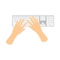 Typing Icon Royalty Free Stock Photo