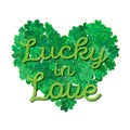 Typographic Saint Patrick's Day background