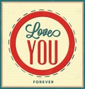 Typographic Valentines Day Poster