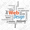 Typography Web Design Royalty Free Stock Photo