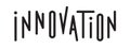 Typography of the word innovation Royalty Free Stock Photo