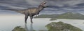 Tyrannosaure dinosaur - 3d render Royalty Free Stock Photo