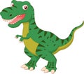 Tyrannosaurus cartoon posing