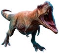 Tyrannosaurus from the Cretaceous era 3D illustration