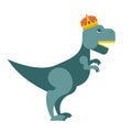 Tyrannosaurus Dinosaur King. T-Rex most important prehistoric mo Royalty Free Stock Photo