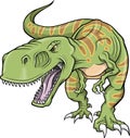 Tyrannosaurus Dinosaur Vector Royalty Free Stock Photo