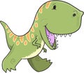 Tyrannosaurus Dinosaur Vector Royalty Free Stock Photo