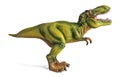 Tyrannosaurus, dinosaurs toy with clipping path. Royalty Free Stock Photo