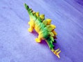 Tyrannosaurus dinosaurs toy  on white background with clipping path. Royalty Free Stock Photo