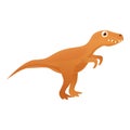 Tyrannosaurus icon, cartoon style