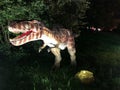 Tyrannosaurus rex dinosaur at botanical garden in Hales Corner, Wisconsin