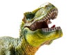 Tyrannosaurus Rex figurine on white Royalty Free Stock Photo