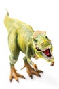 Tyrannosaurus Rex figurine on white Royalty Free Stock Photo