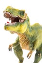 Tyrannosaurus Rex figurine on white Royalty Free Stock Photo