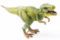 Tyrannosaurus Rex head figurine on white Royalty Free Stock Photo