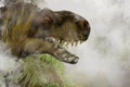 Tyrannosaurus Rex in the Jungle Royalty Free Stock Photo