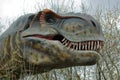 Tyrannosaurus Rex. Prehistoric predator animal. Reptile. Nature habitat background