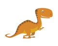 Tyrannosaurus Rex vector illustration in cartoon style for kids.