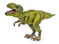 Tyrannosaurus, toy with clipping path. Royalty Free Stock Photo