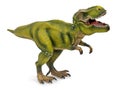 Tyrannosaurus, toy with clipping path. Royalty Free Stock Photo