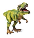 Tyrannosaurus, toy with clipping path.
