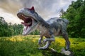 Tyrannosaurus - Upper Jurassic - the largest carnivorous dinosaur Royalty Free Stock Photo