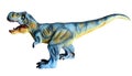 Tyranosaurus or T rex on isolated white background Royalty Free Stock Photo