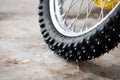 Tyre of motocross bike